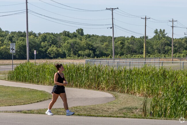 Galloway Sports Complex provides walking trails for residents of Laurel Greene and beyond.
