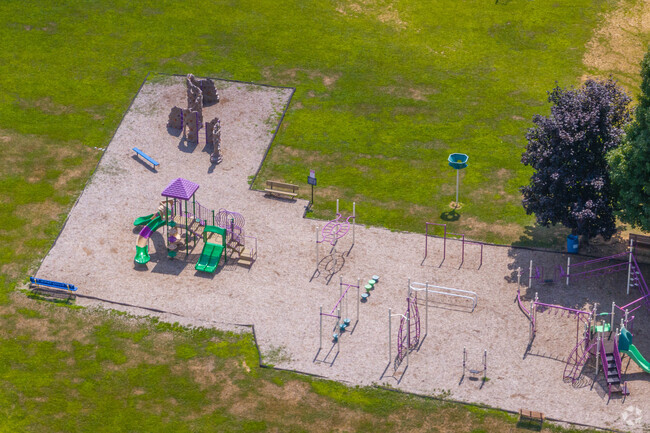 Kennedy Elementary School has a large playground for students.