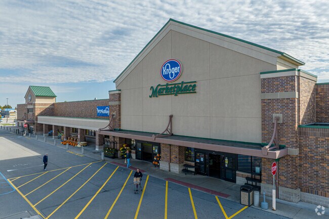 Greentree residents can stop at the nearby Kroger grocery store to buy their food.