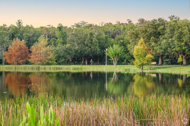 Storey Park residents can enjoy a peaceful stroll around East Lake.