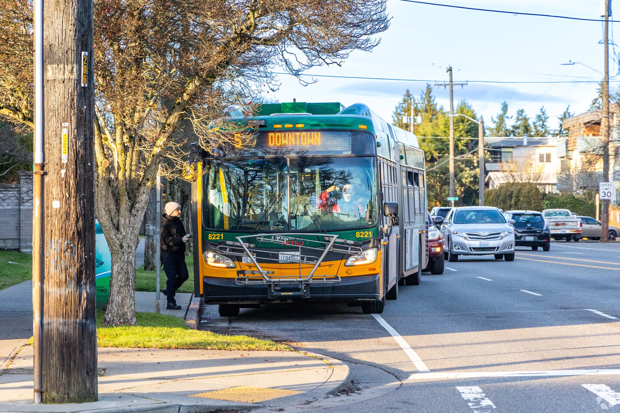 Bitter Lake has bus transportation throughout.