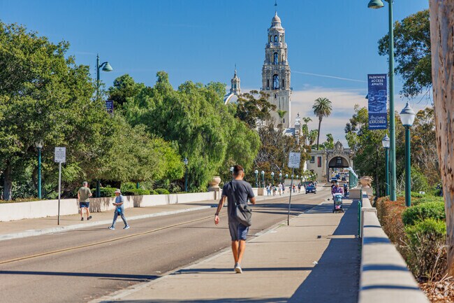 Hillcrest is located near the magnificent Balboa Park, and is loved by local walkers.
