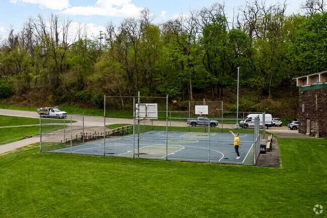 Shoot some hoops at Brookline Memorial Park near Overbrook.