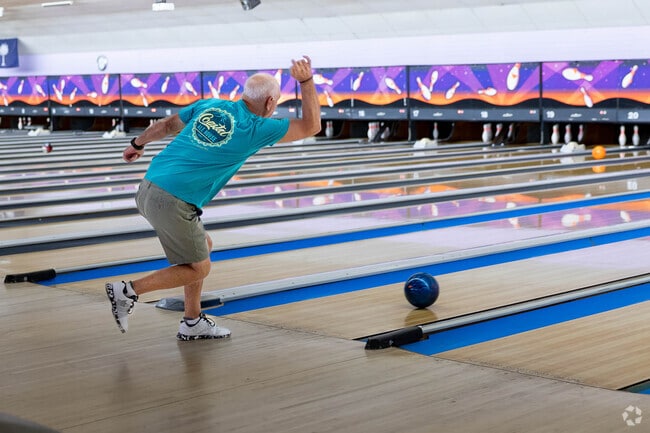 For a change of pace, some residents enjoy bowling at Myrtle Beach Bowling in Pine Island.