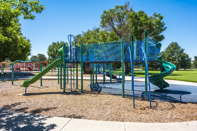 Aztec Park features two playground sets for kids to enjoy.