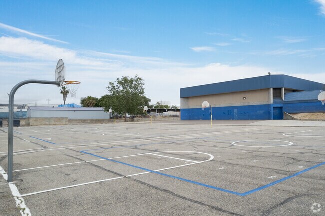 Students have many options for play and exercise at Olive Peirce Middle School in Ramona, CA.