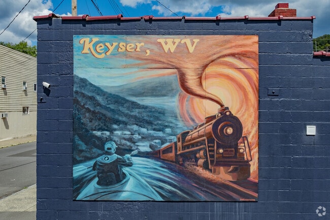 Keyser is famous for the railroad history and river access.
