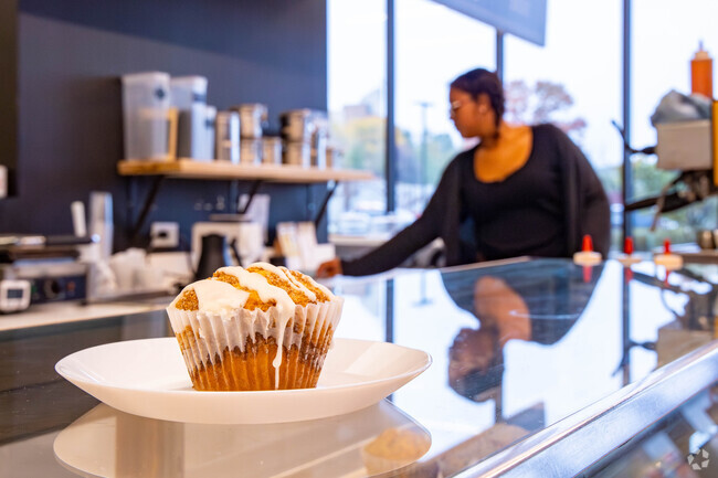 Find freshly baked goods at Hardy Coffee Co. near Druid Hill.