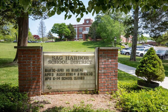 Pierson Middle High School anchors education in Sag Harbor village.