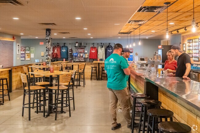 Great North Aleworks near Wellington is a brewery & restaurant that brews its own beers.