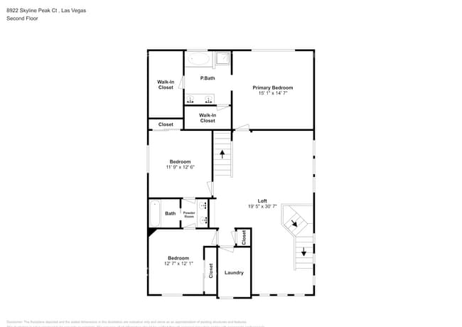 8922 Skyline Peak Ct, Las Vegas, NV 89148 - photo 3