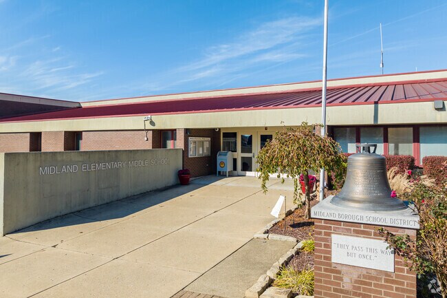 Younger students attend Midland Elementary/Middle School.