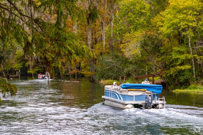 Enjoy a day cruising on the Rainbow River in near by Dunnellon.