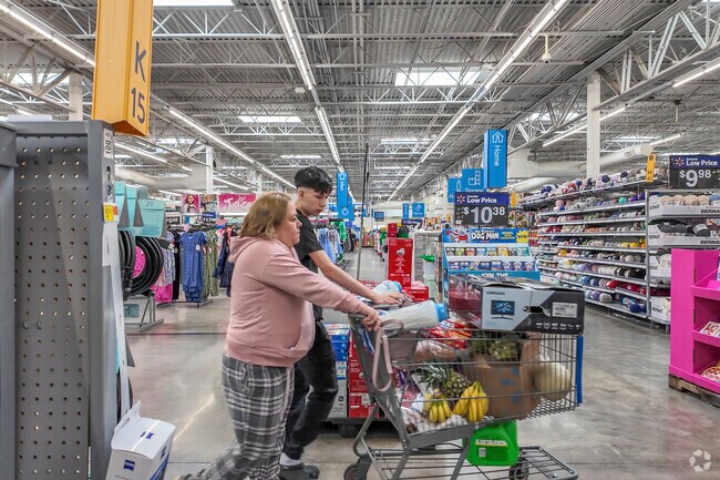 Barton Chapel residents shop at major retailers like Walmart on Deans Bridge Road.