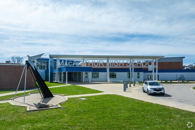 Students may finish their education at MacArthur High School.