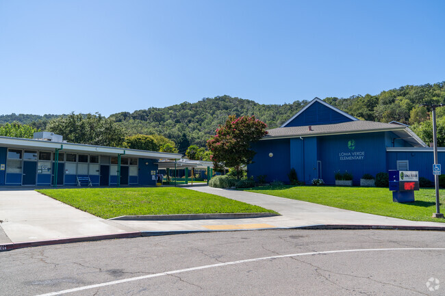 View of Loma Verde Elementary School located in Ignacio, Novato CA.