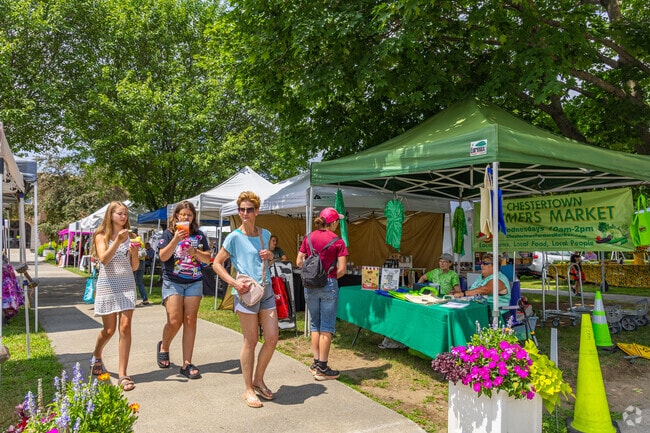 The Chestertown Farmers Market offers a variety of local goods and crafts.