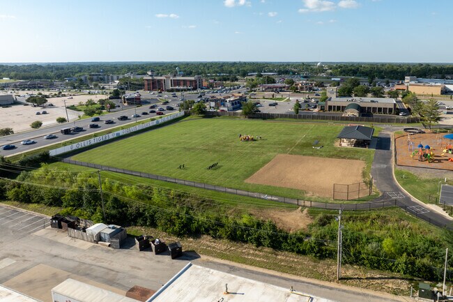 Our Lady of Lourdes Interparish School has plenty of green space for after school activities.
