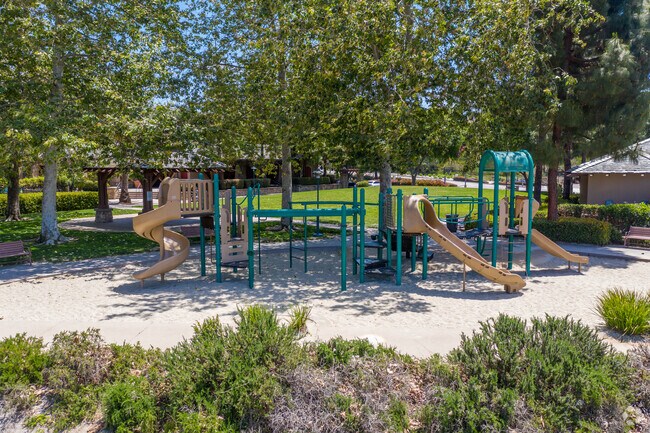 There are playgrounds at La Costa Valley Pre-School for the students to enjoy.
