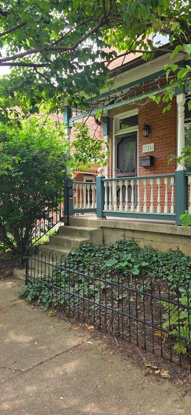 Front door and porch