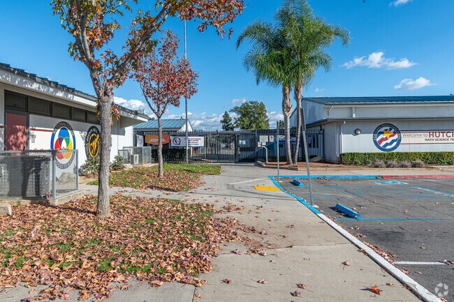 The entrance to Arlie F. Hutchinson Middle School in La Mirada