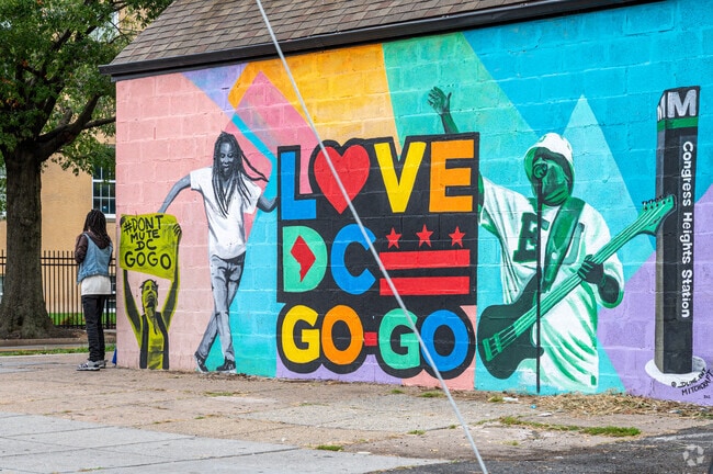 A colorful mural on Gainesville St SE in Buena Vista.