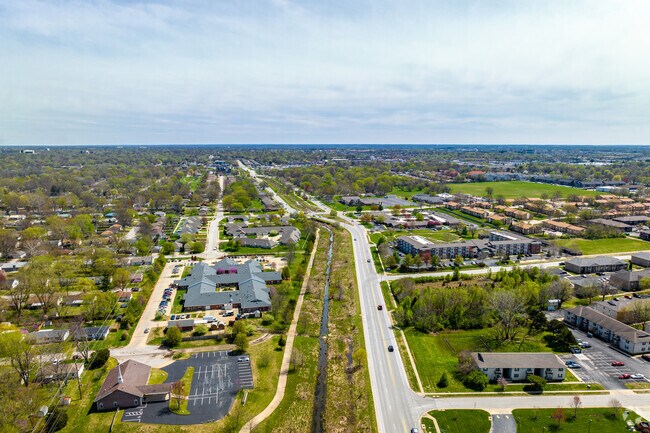 The South Creek Greenway Trail follows along the South Creek east and west.