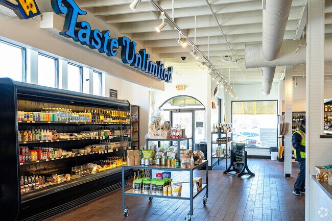 Taste Unlimited in Linkhorn Park serves gourmet sandwiches and salads near the beach.