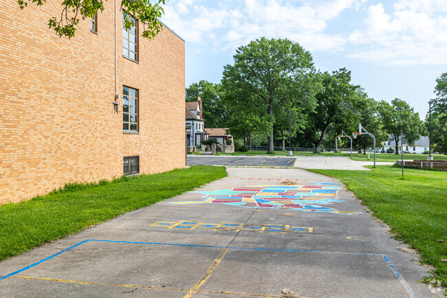 Recess is fun for the kids at St. Matthew Catholic School.
