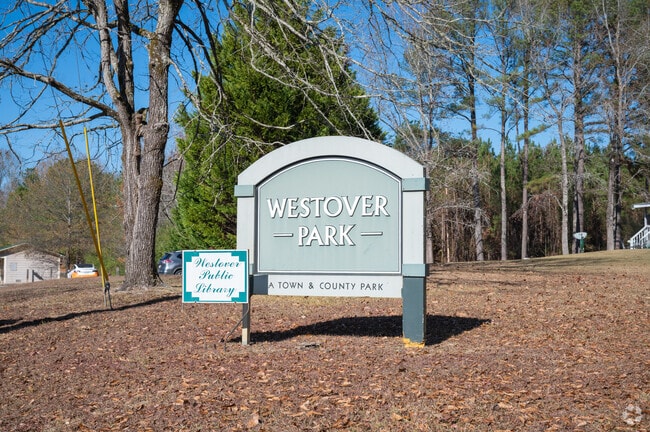 Westover Park has lots of area to walk, picnic or play close to home.