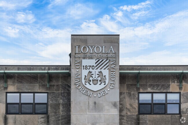 Loyola University sits along Lake Michigan in the Rogers Park neighborhood.