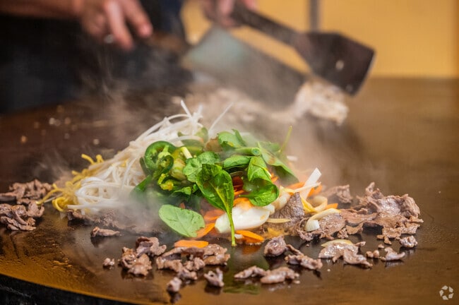 Pick the toppings and watch chefs cook at Khan's Mongolian Grill in Five Corners.