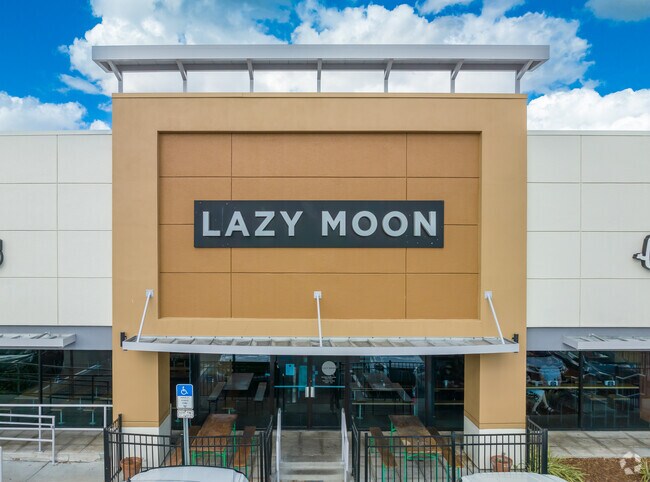 Lazy Moon in University offers large slices of pizza.