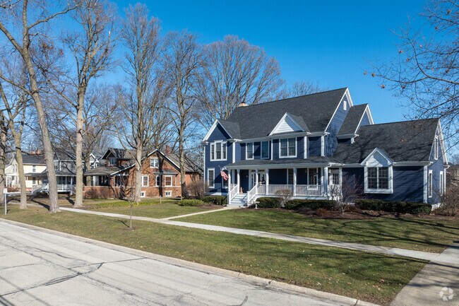 Modern Cape Cods can be found throughout Downtown Palatine.