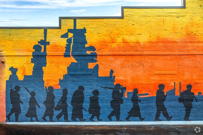 The downtown Beebe district has several fantastic murals.