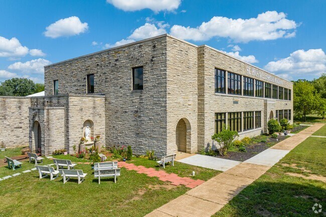 Teachers can hold outdoor lessons at St. Pius X Classical Academy in Nashville.