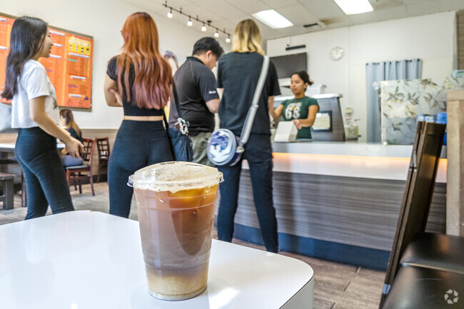 Grab a specialty drink with friends at Quickly near Bellevue Ranch.