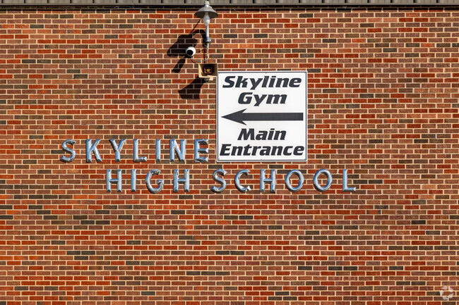 Skyline High School has sports teams for students including archery and softball.