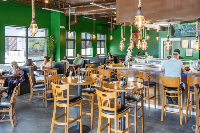 Konnichiwa is the newest restaurant near Hampton Heights and offers great seafood options.