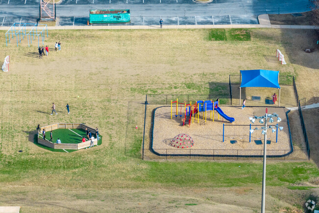 Thompson Middle School has a great playground for its students.