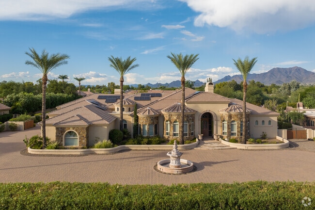 Multi-million dollar homes are common in Shea Corridor.