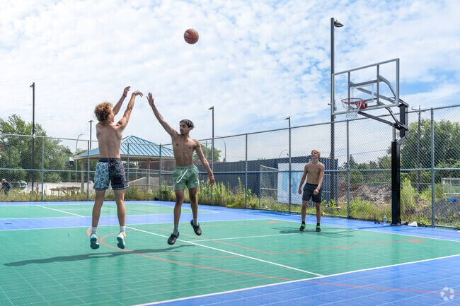 You can play a game of 21 at GND Park outdoor basketball courts in Gary New Duluth.