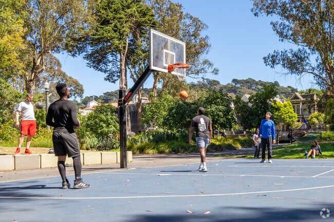 There is almost always a group of Golden Gate residents playing a pickup game at the park.