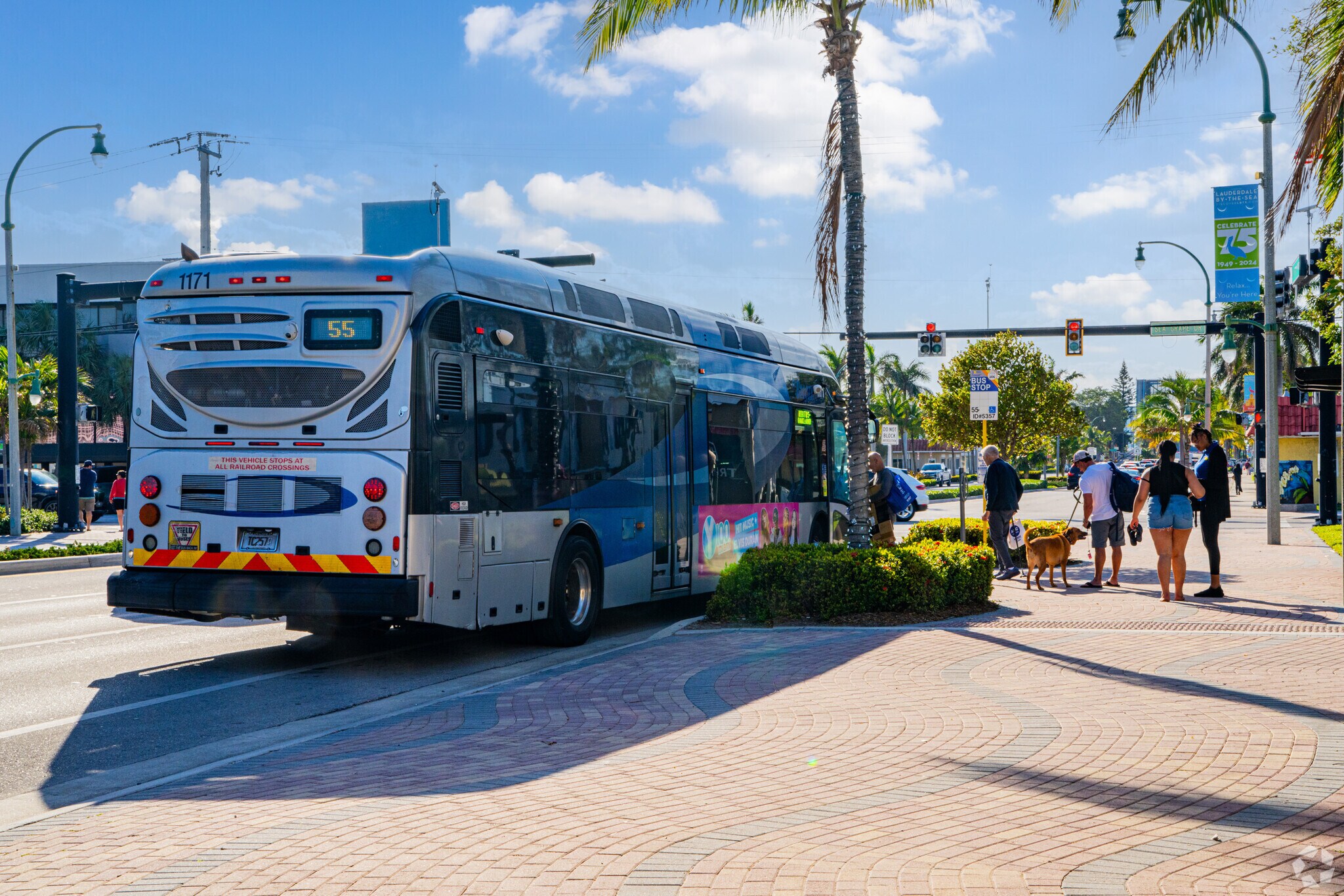 Caching the Bus to get to Knoll Ridge Neighborhood.