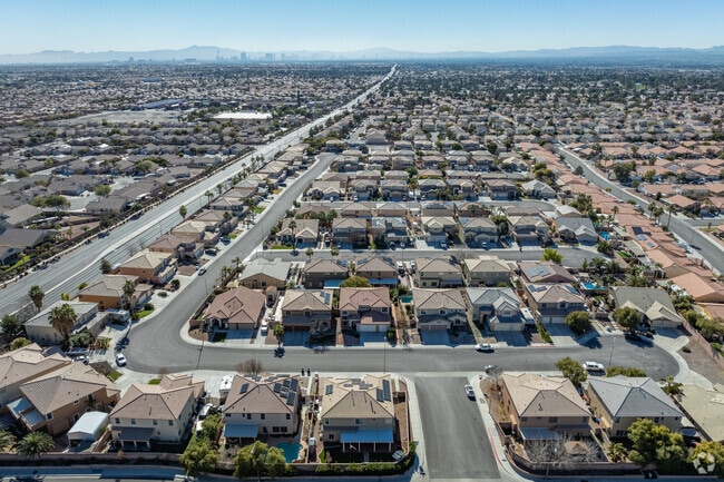 The heart of Las Vegas is about 10 miles from North Cheyenne.