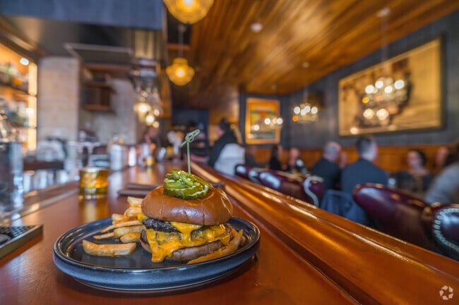 The Sidecar in the Page neighborhood also has food pairings with their drinks.