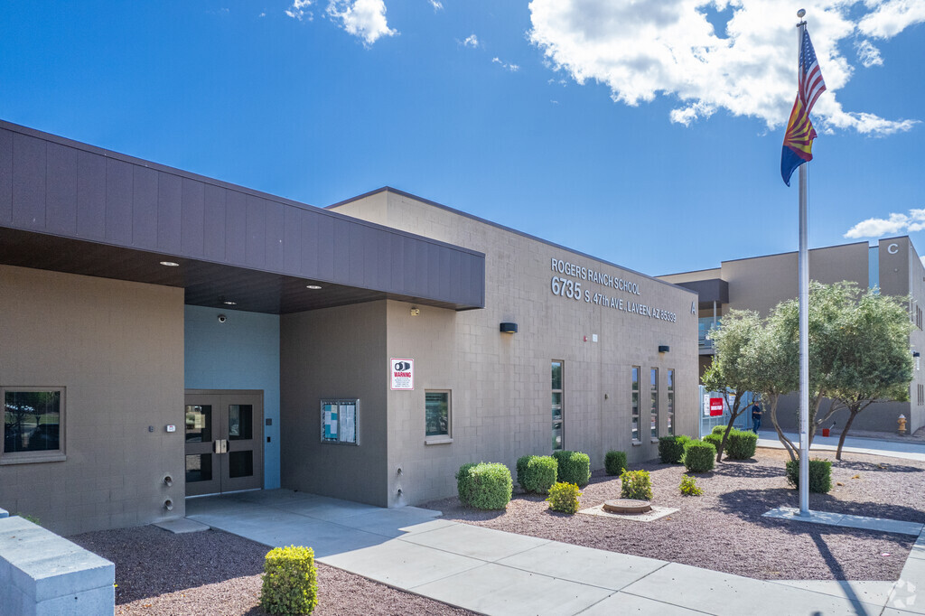 The school's administrative office at Rogers Ranch School in Laveen.
