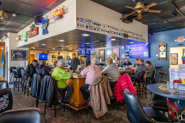 Trinity Gardens Veterans frequent and are celebrated at the American Legion off Brooklyn Blvd.
