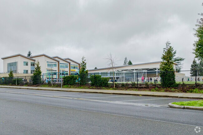 Parking available at Mary Lyon Elementary School.