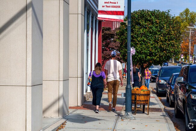 Firmantown residents enjoy strolling downtown Versailles.